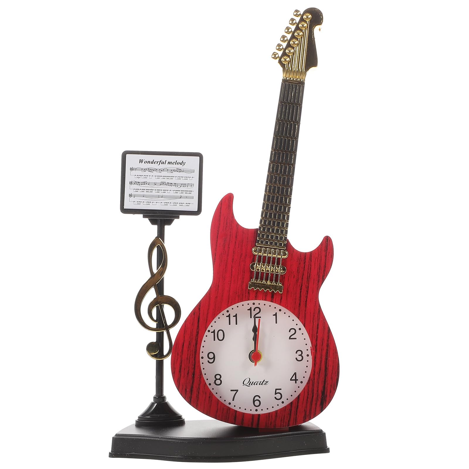 Amazon.com: Guitar Alarm Clock Musical Wall Clock Guitar Music